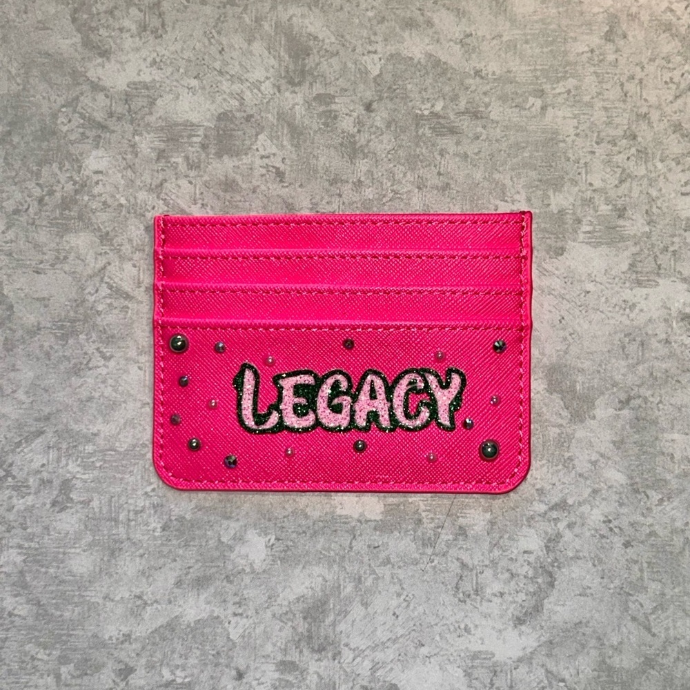 Pink Card Holder with Legacy Design